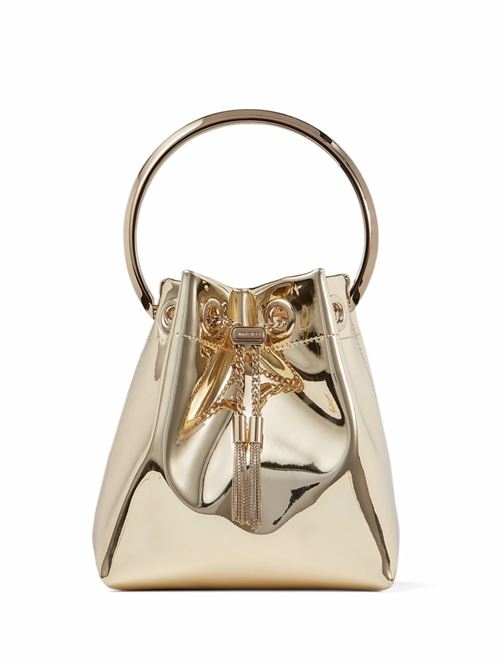 gold-tone metallic effect logo Jimmy Choo | BONBONXVKGOLD